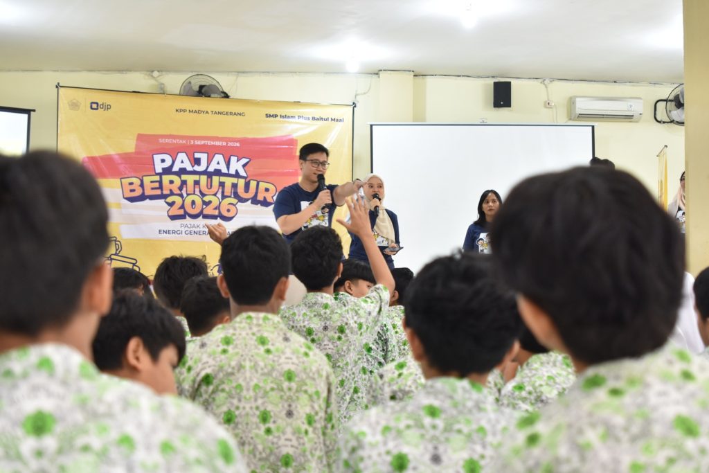 Pajak Bertutur 2026 di SMP Islam Plus Baitul Maal Tingkatkan Kesadaran Pajak Sejak Dini